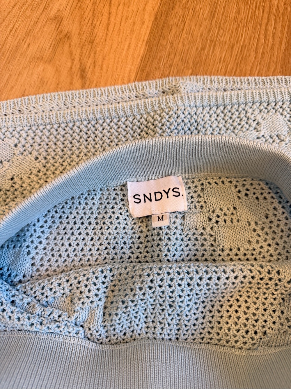 SNDYS terra blue maxi skirt in glacial - Picture 3 of 4